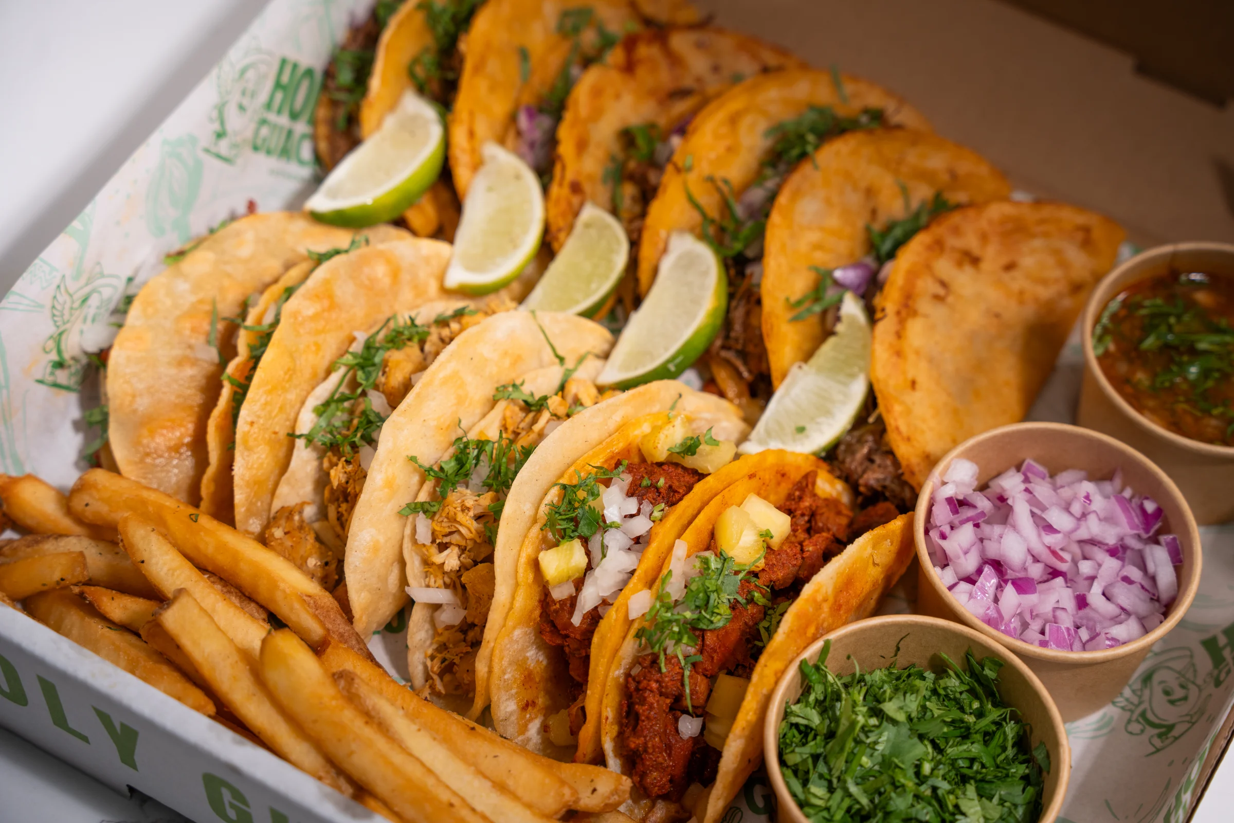 Food at Holy Guacamole