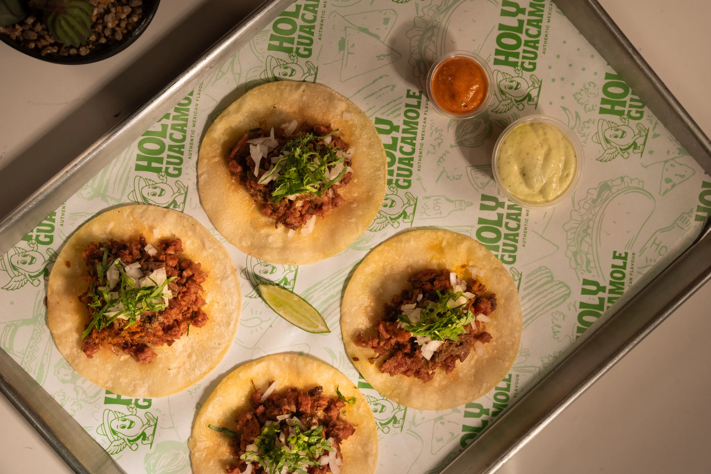 Food at Holy Guacamole