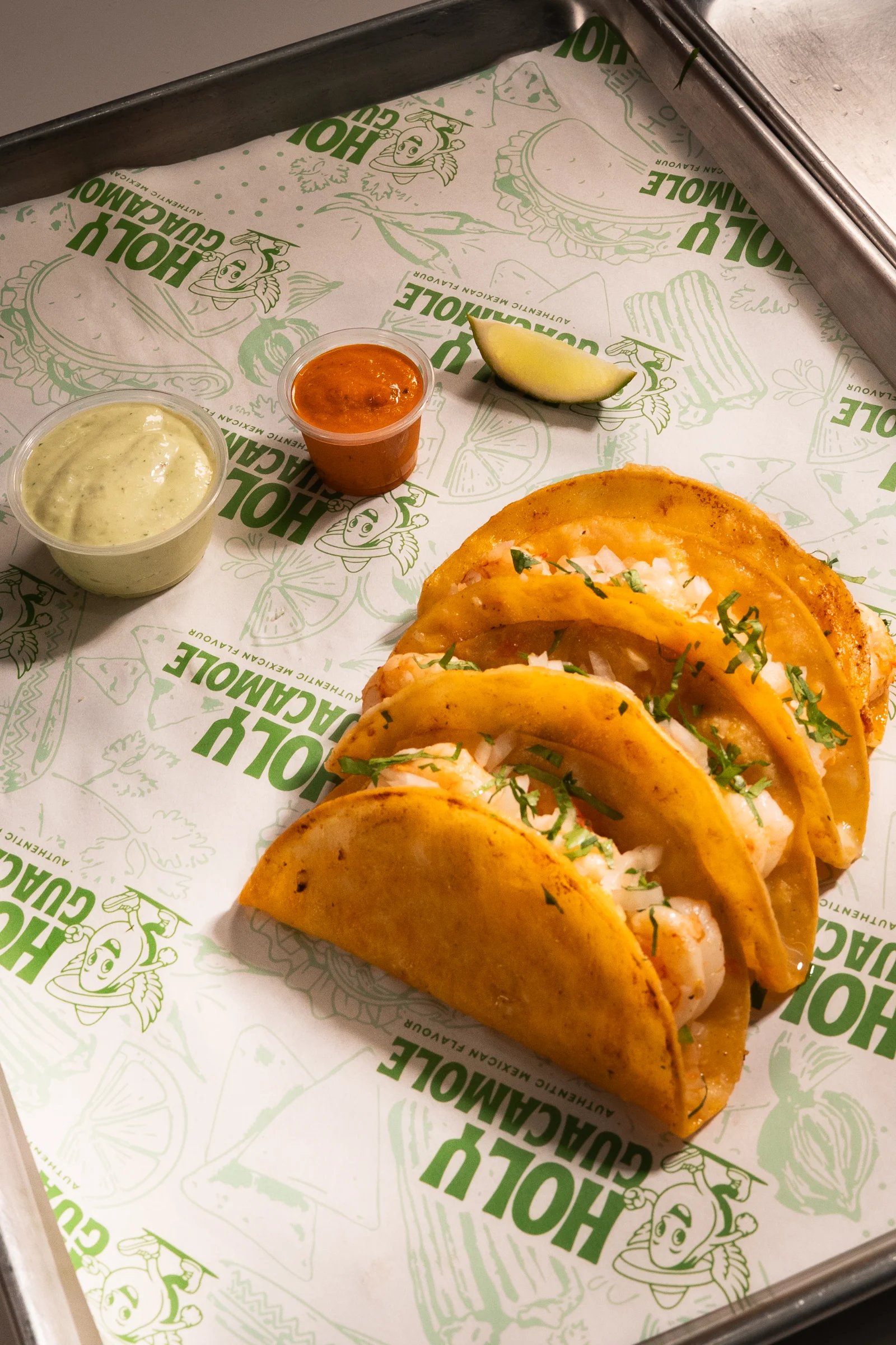 Food at Holy Guacamole