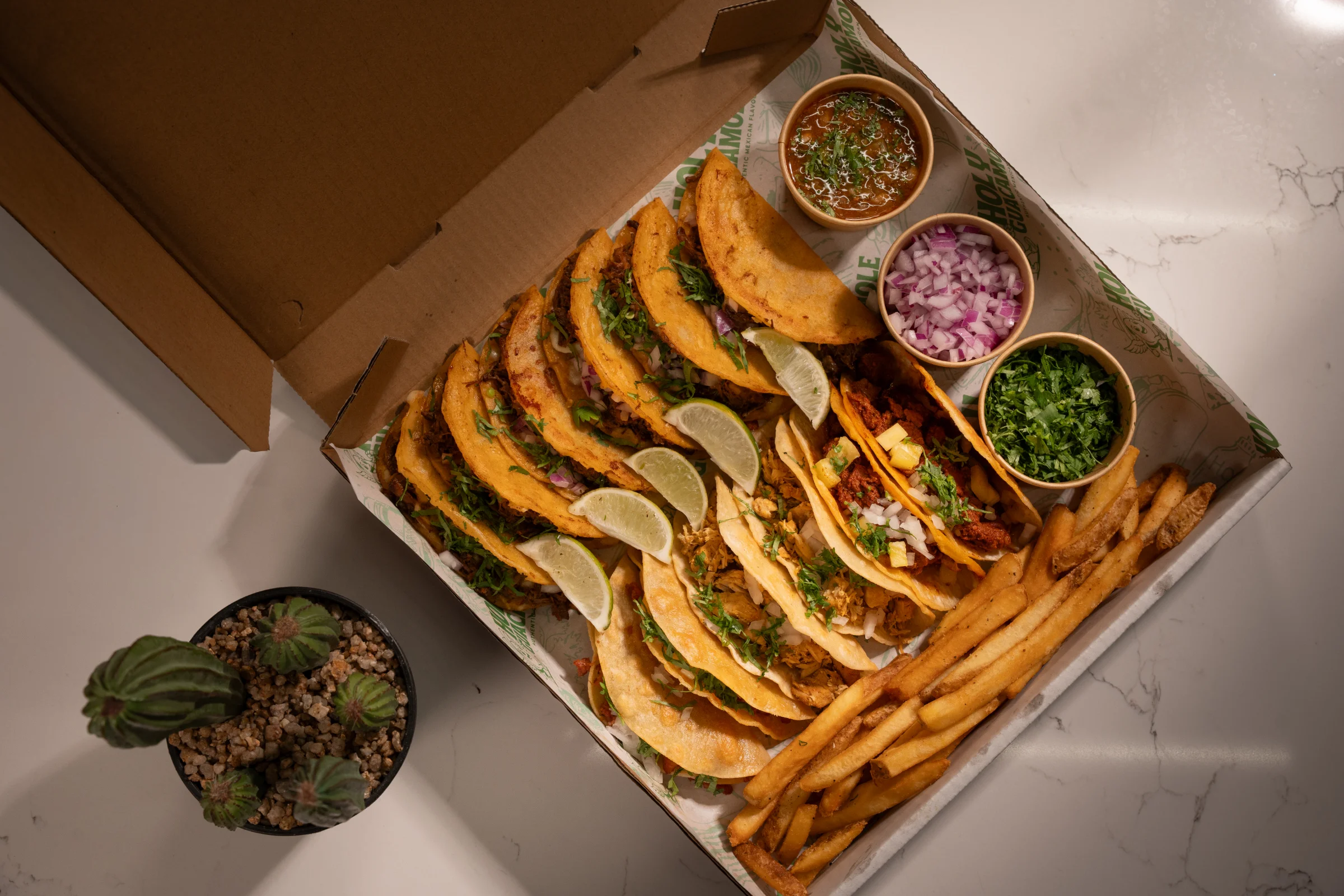 Food at Holy Guacamole